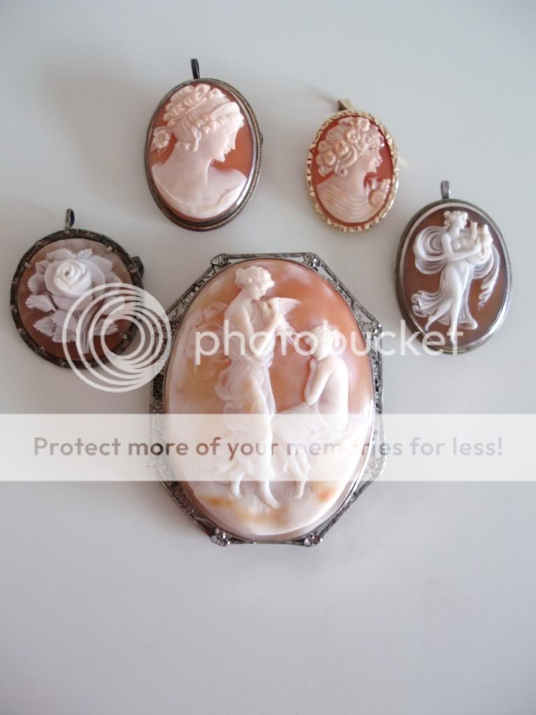 Vested Bee Vintage Fine Art Cameos..............